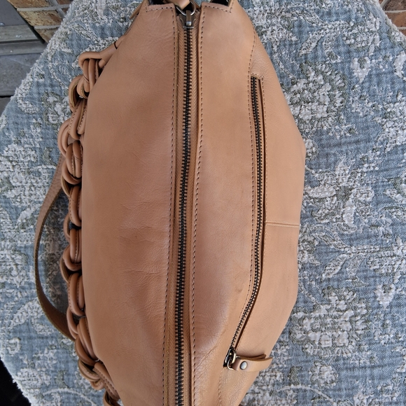 💕Harbour ⚓️ 2ND Triple Compartment Leather Shoulder Crossbody Bag Tote Purse - Picture 6 of 16